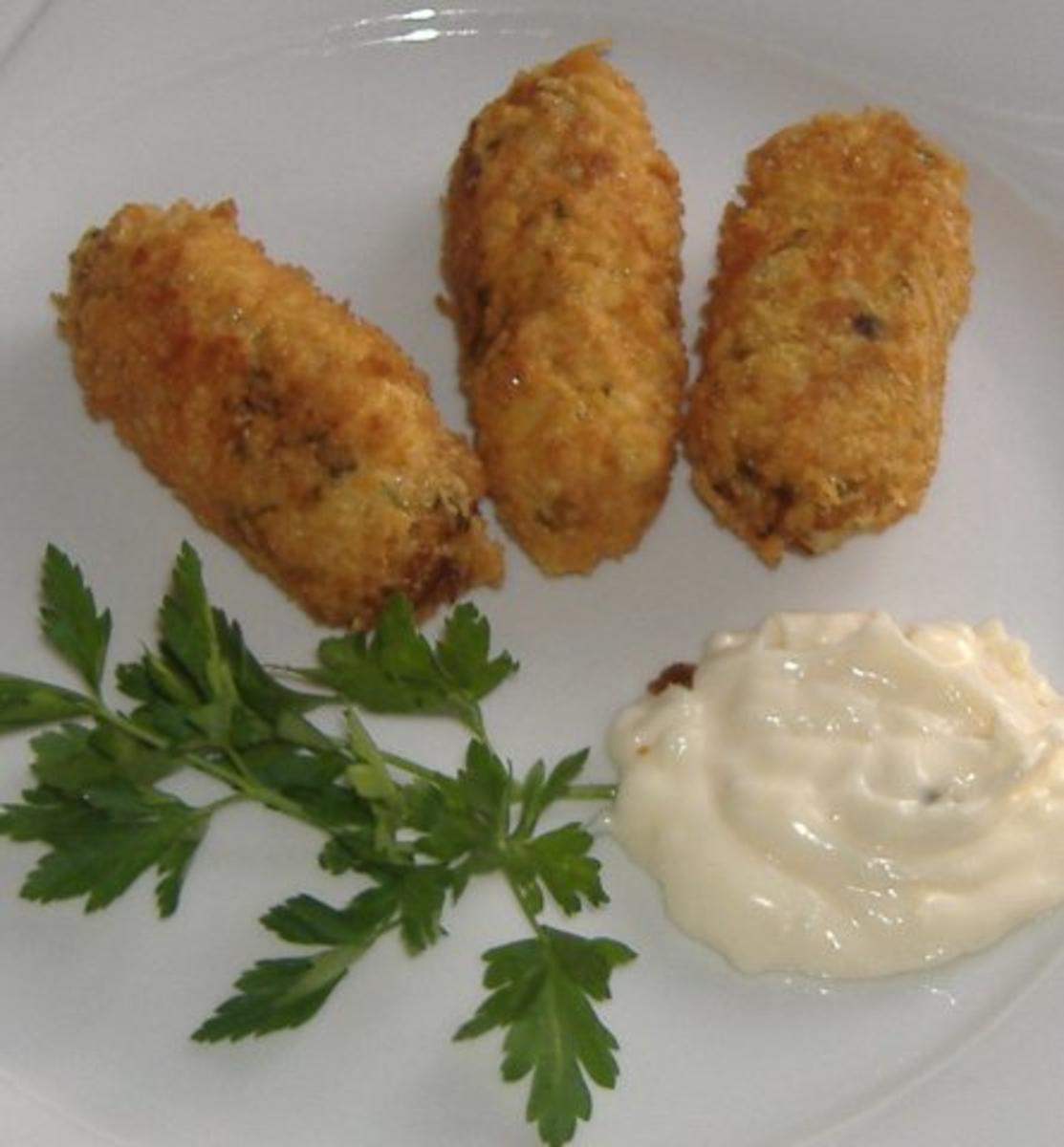 Bilder für Tapa Stockfisch - Kapern - Kroketten - Rezept