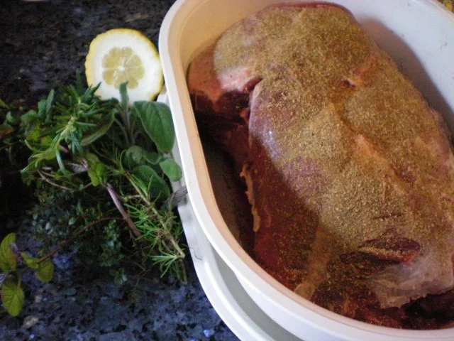 Rezept: Lammkeule mediterran Bild Nr. 5 Lammkeule mediterran - Rezept - Bild Nr. 5