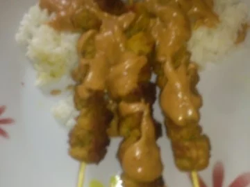 Vegane Satee-Spieße mit Erdnuss-Sauce - Rezept - Bild Nr. 3