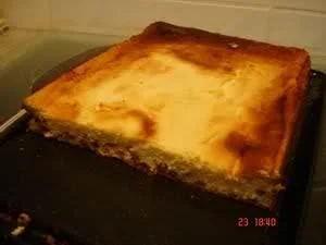 Rosienen - Quark - Kuchen vom Blech - Rezept