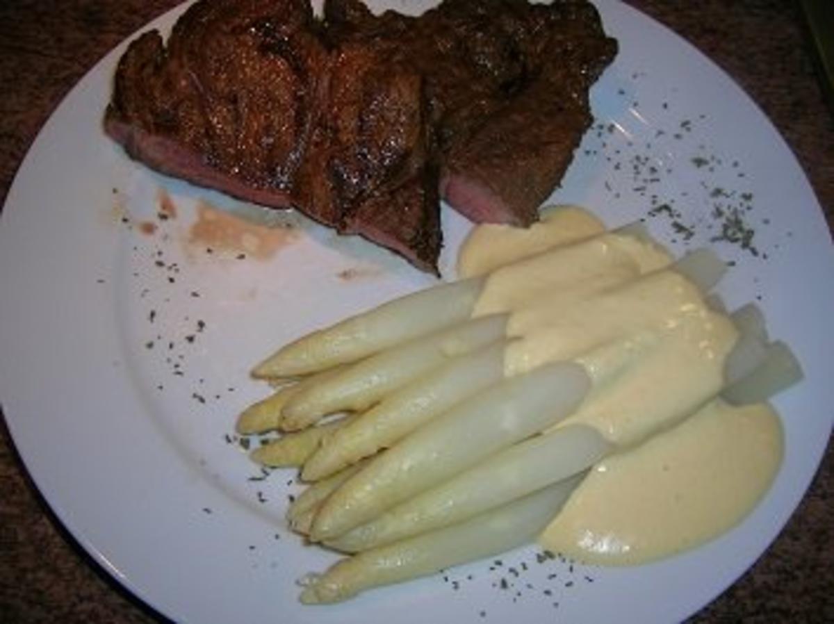 Chuck Eye Steak die 2te Variante, eingelegt und nur mit Spargel - Rezept - Bild Nr. 4
