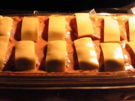 Rezept: Schinken-Hackröllchen mit Käse überbacken Bild Nr. 4 Schinken-Hackröllchen mit Käse überbacken - Rezept - Bild Nr. 4