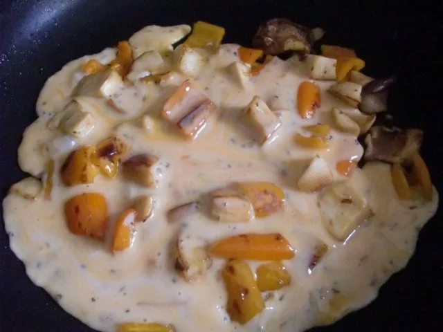 Pilz - Paprika - Ei - Pfanne - Rezept - Bild Nr. 4