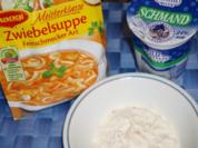 Leckerer Dip aus Zwiebelsuppe - Rezept
