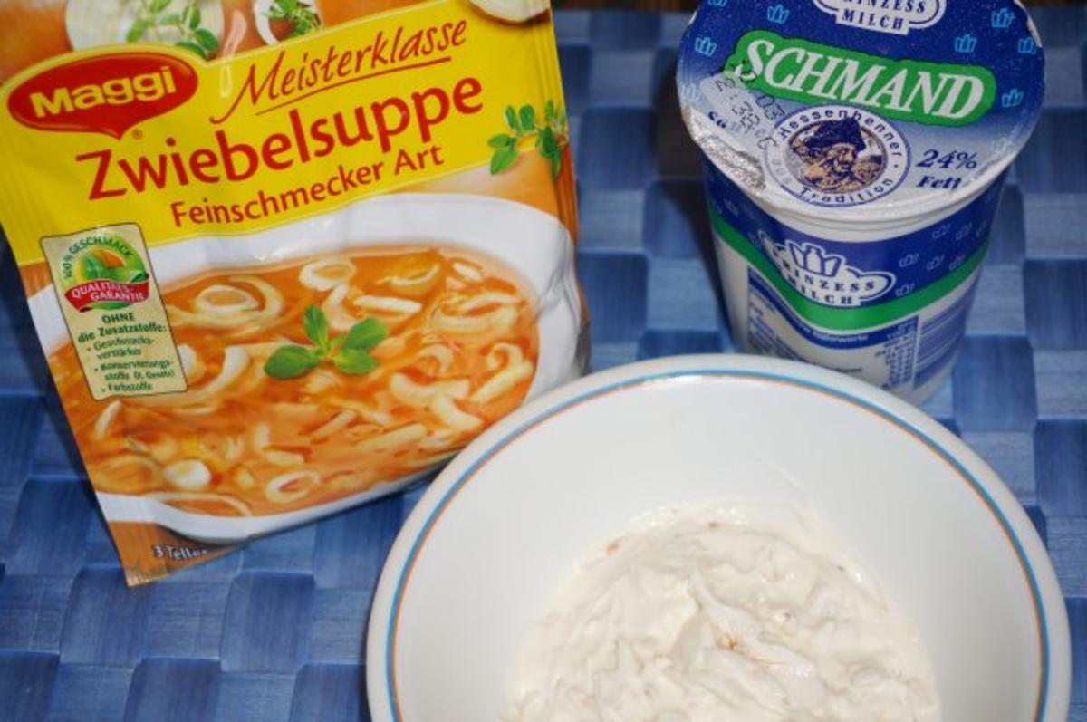 Bilder für Leckerer Dip aus Zwiebelsuppe - Rezept