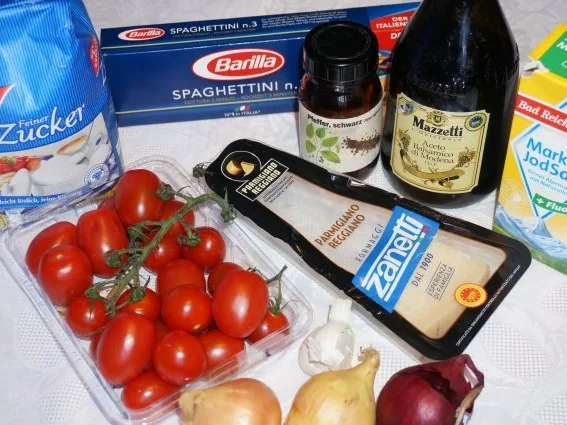 Spaghetti Tomatensalat - Rezept - Bild Nr. 3