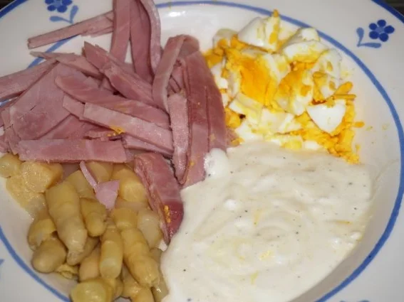 Rezept: Schinken-Spargel-Ei Salat Bild Nr. 2 Schinken-Spargel-Ei Salat - Rezept - Bild Nr. 2