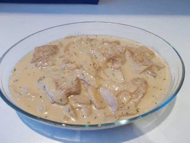 Calvadosschnitzel mit Äpfeln - Rezept