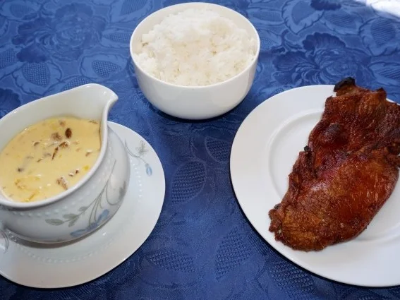 Ente mit Orangen-Pfifferling-Sahne Sauce - Rezept