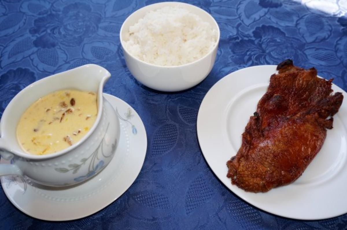 Ente mit Orangen-Pfifferling-Sahne Sauce - Rezept - kochbar.de