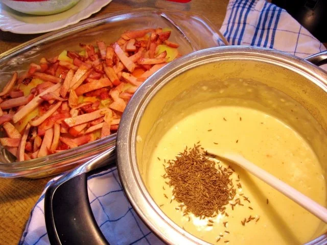 Rezept: Lauch-Auflauf mit Kasseler-Resten Bild Nr. 5 Lauch-Auflauf mit Kasseler-Resten - Rezept - Bild Nr. 5