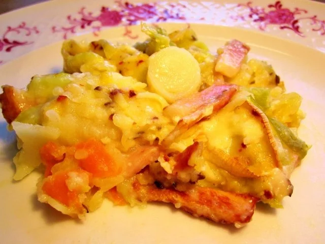 Rezept: Lauch-Auflauf mit Kasseler-Resten Bild Nr. 9 Lauch-Auflauf mit Kasseler-Resten - Rezept - Bild Nr. 9