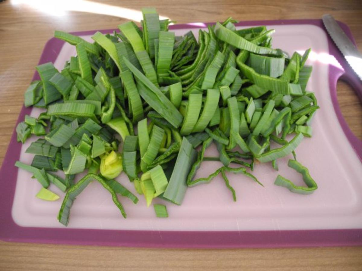 Vegan : Grünkern - Nuss - Bratling an Grünkohl - Zucchini - Gemüse - Rezept - Bild Nr. 5
