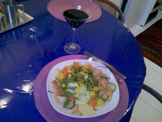 Vegetarisch: Gedämpftes Gemüse mit käsiger Tomatensoße - Rezept - Bild Nr. 10