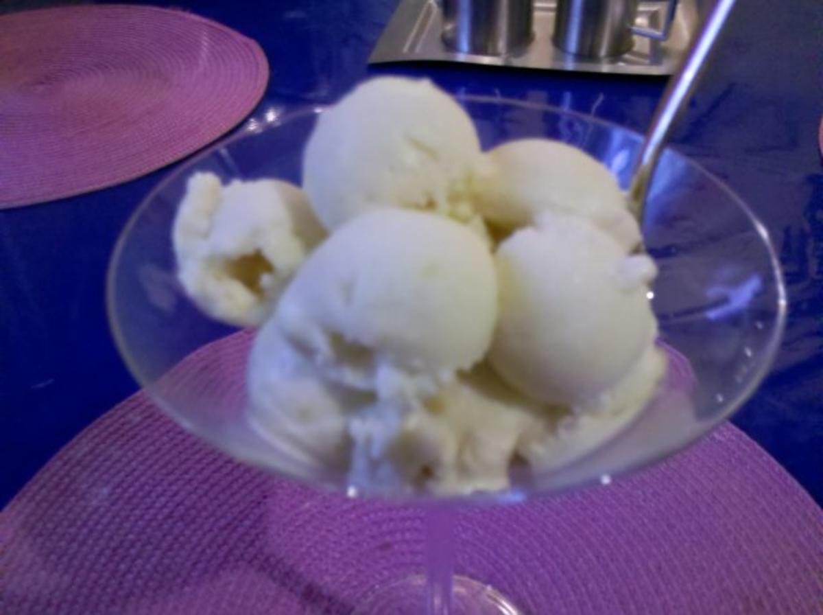 Eis: Kokos-Mango-Eis - Rezept