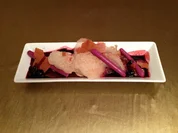 Feierabend-Guiness-Cassis-Cashewkerne mit Zuckerrübeneis - Rezept