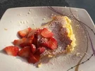 Rezept: Schmandschnitte mit frischen Erdbeeren für 1 Aufflaufform Blitzkuchen Schmandschnitte mit frischen Erdbeeren für 1 Aufflaufform Blitzkuchen - Rezept