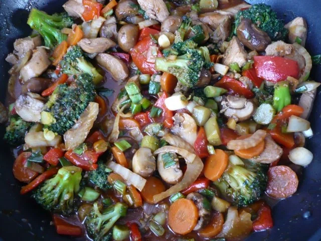 Rezept: Hähnchengeschnetzeltes aus dem Wok Hähnchengeschnetzeltes aus dem Wok - Rezept