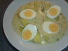 Rezept: Eier in einer Kapern-Senf Soße Eier in einer Kapern-Senf Soße - Rezept
