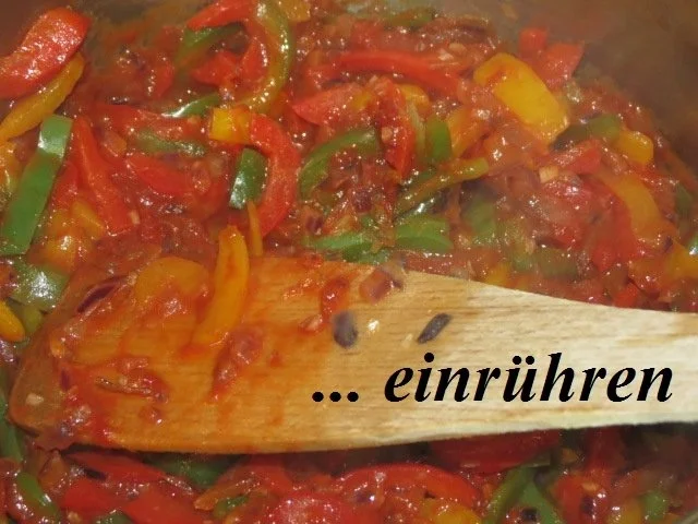 Rezept: Sisserl's ~ * Paprika-Rahmsoße * Bild Nr. 9 Sisserl's ~ * Paprika-Rahmsoße * - Rezept - Bild Nr. 9