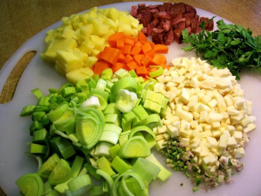 Kartoffelsuppe mit Kasseler und Lauch - einfach - von mimi