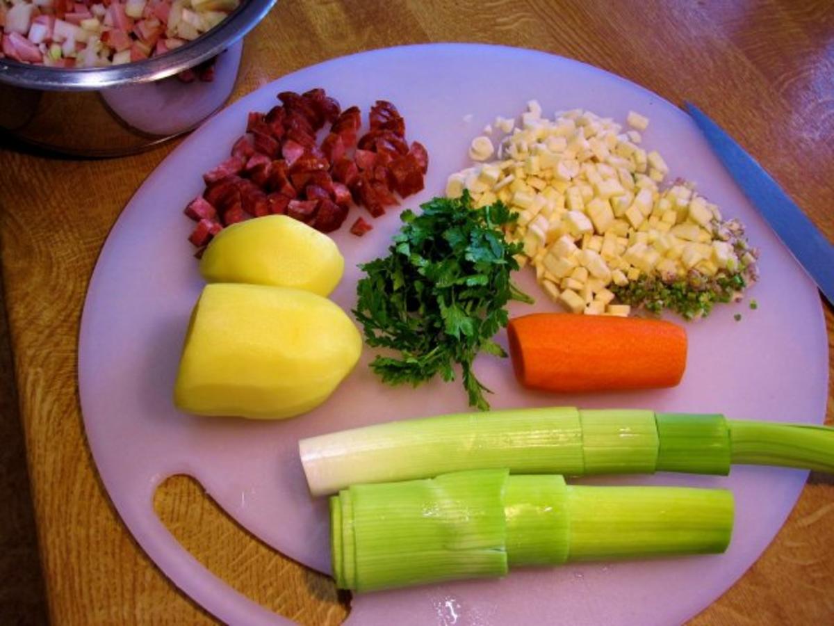 Kartoffelsuppe mit Kasseler und Lauch - einfach - von mimi