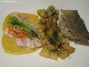 Zweierlei von der Forelle - Forellentatar und gedämpfte Forelle auf Knoblauch-Ingwer-Sauce - Rezept