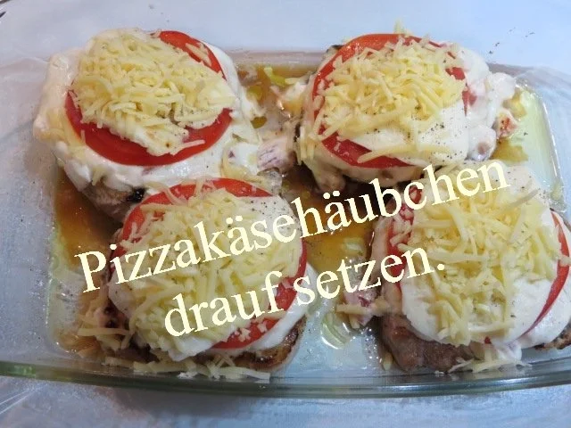 Rezept: Sisserl’~ * Pizza-Steaks * ( aus der Lende ) Bild Nr. 8 Sisserl’~ * Pizza-Steaks * ( aus der Lende ) - Rezept - Bild Nr. 8