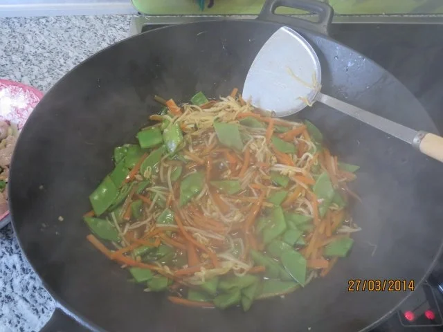 Chinapfanne nach Papas Art - Rezept - Bild Nr. 3