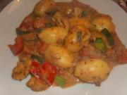 Gnocchi mit buntem Frühlings Gemüse - Rezept