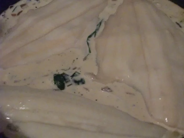 Scholle in Bärlauch - Sahne - Soße - Rezept - Bild Nr. 6