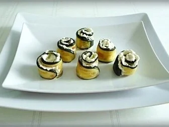 Party  Zucchiniröllchen mit Frischkäse gefüllt - Rezept - Bild Nr. 14