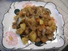 Vegan : Geschmortes Kraut mit Kartoffelwürfel - Rezept