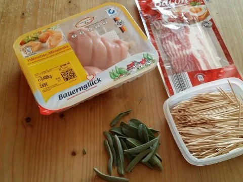 Hähnchenbrust in Bacon - Rezept - Bild Nr. 2