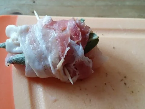 Hähnchenbrust in Bacon - Rezept - Bild Nr. 6