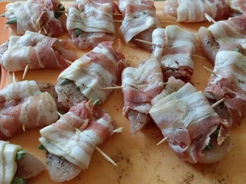Hähnchenbrust in Bacon - Rezept - Bild Nr. 7