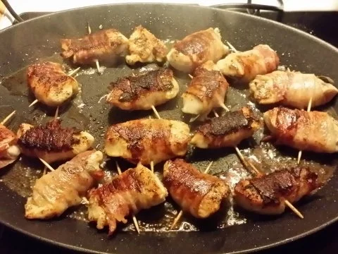 Hähnchenbrust in Bacon - Rezept - Bild Nr. 9
