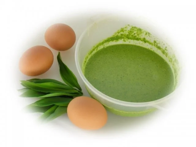 Rezept: Überbackene Spaghetti-Nester mit Spargel, Bärlauch, Hühnerfleisch.. Bild Nr. 6 Überbackene Spaghetti-Nester mit Spargel, Bärlauch, Hühnerfleisch.. - Rezept - Bild Nr. 6