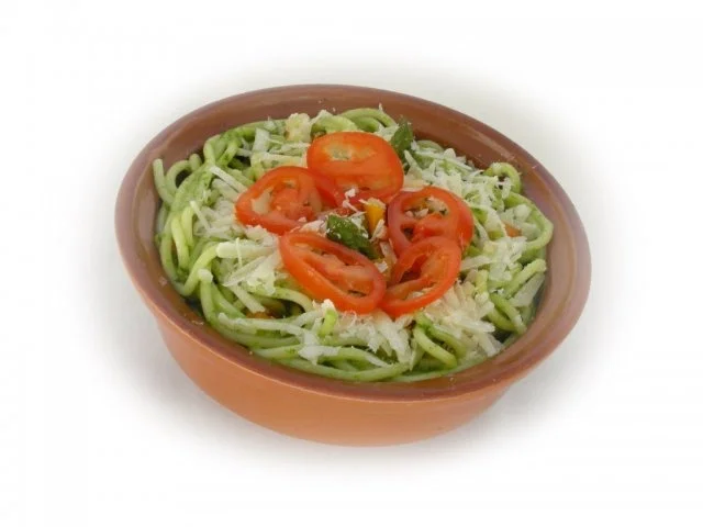 Rezept: Überbackene Spaghetti-Nester mit Spargel, Bärlauch, Hühnerfleisch.. Bild Nr. 13 Überbackene Spaghetti-Nester mit Spargel, Bärlauch, Hühnerfleisch.. - Rezept - Bild Nr. 13