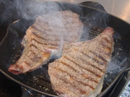 Dry Aged Ochsenkotelett mit Backkartoffel - Rezept - Bild Nr. 4