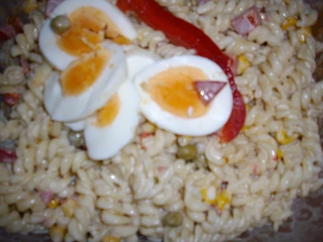 pikanter nudelsalat - Rezept