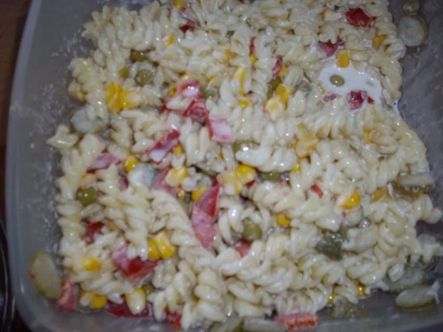 pikanter nudelsalat - Rezept - Bild Nr. 3