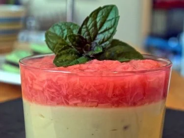 Tonka-Pudding mit Rhabarber-Kompott - Rezept - Bild Nr. 9