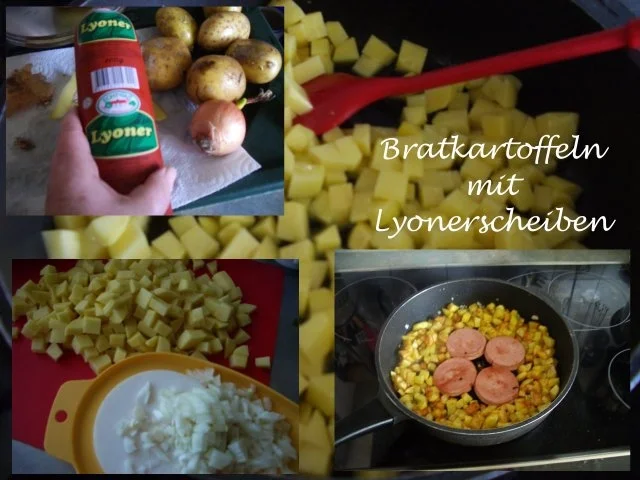 Pochierte Wachteleier  - auf gebratener Lyoner - Rezept - Bild Nr. 7