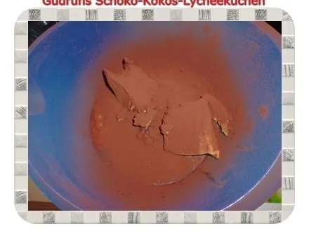 Rezept: Kuchen: Schoko-Kokos-Lycheekuchen Bild Nr. 4 Kuchen: Schoko-Kokos-Lycheekuchen - Rezept - Bild Nr. 4