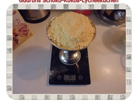 Rezept: Kuchen: Schoko-Kokos-Lycheekuchen Bild Nr. 6 Kuchen: Schoko-Kokos-Lycheekuchen - Rezept - Bild Nr. 6