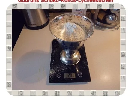 Rezept: Kuchen: Schoko-Kokos-Lycheekuchen Bild Nr. 7 Kuchen: Schoko-Kokos-Lycheekuchen - Rezept - Bild Nr. 7