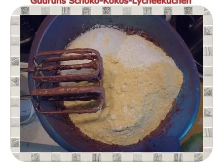 Rezept: Kuchen: Schoko-Kokos-Lycheekuchen Bild Nr. 8 Kuchen: Schoko-Kokos-Lycheekuchen - Rezept - Bild Nr. 8