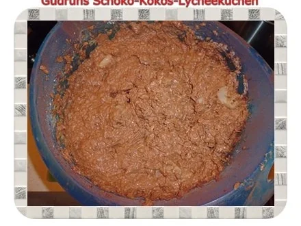 Rezept: Kuchen: Schoko-Kokos-Lycheekuchen Bild Nr. 9 Kuchen: Schoko-Kokos-Lycheekuchen - Rezept - Bild Nr. 9