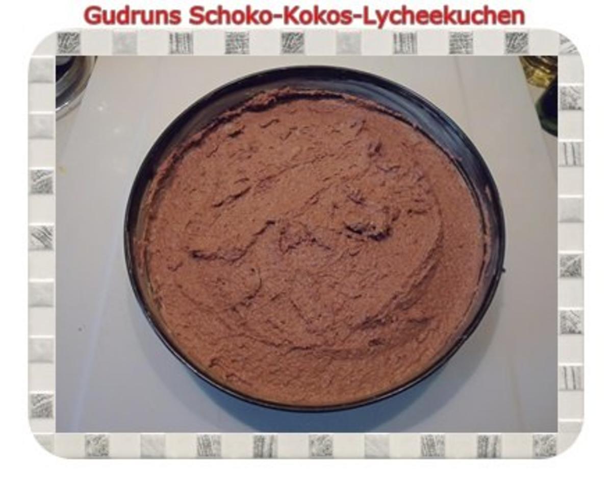 Kuchen: Schoko-Kokos-Lycheekuchen - Rezept - Bild Nr. 10